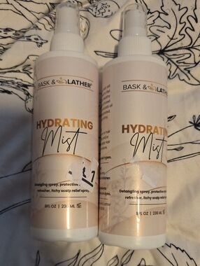2 Hydrating Mist Detangling Spray, Protectant, Style&curl,refresher,itchy Scalp